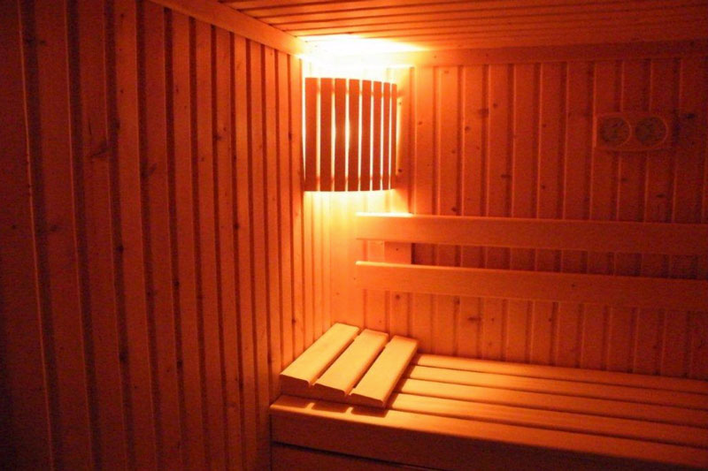 Sauna de la résidence & SPA l'Adrechas à la Colmiane dans les Alpes Maritimes